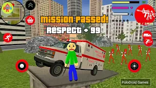 Baldi Stickman Rope Hero Vice Town - Walkthrough Part 44 - Gangster New Mission - Android Gameplay