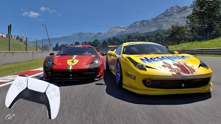 Gran Turismo 7 геймпад GT4 в онлайне