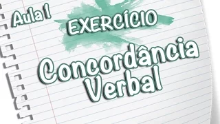 Exercícios - Concordância Verbal [Prof Noslen]