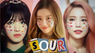 kpop idols covering olivia rodrigo's sour (CLC, VERIVERY, STAYC, MAMAMOO...)