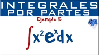 Integración por partes | Ejemplo 5 | Exponencial