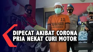 Di PHK Karena Pandemi Corona Seorang Pemuda Curi Motor