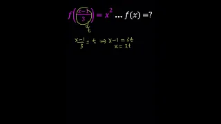 A Functional Equation | f((x-1)/3)=x^2