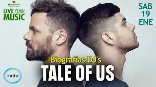 Biografia DJ's TALE OF US / La Previa : Mute, Mar del Plata 19/1/2019