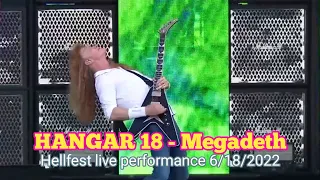 Megadeth - Intro + HANGAR 18 | HELLFEST LIVE PERFORMANCE 2022