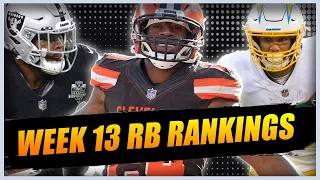 Running Back Rankings for WEEK 13 of 2022 Fantasy Football