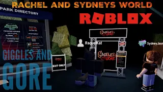 GIGGLES AND GORE MAZE | PLAYING UNIVERSAL STUDIOS ROBLOX THEME PARK | HALLOWEEN HORROR NIGHTS 2020