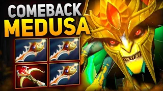 32 Kills Medusa Comeback🔥🔥🔥x3 Divine Rapiers Insane Damage | Dota 2 Gameplay