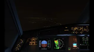 FS2020 NIGHT LANDING TIRANA