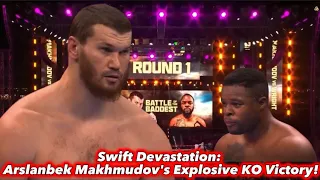 Arslanbek Makhmudov vs. Junior Anthony Wright FIGHT HIGHLIGHTS