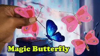 DIY Fluttering Magic Butterfly | DIY Wind-up paper Butterfly | Amazing DIY Hack Flying Butterfly