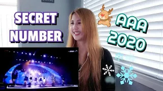 SECRET NUMBER - AAA 2020 Performance + Red Carpet | Reaction Video