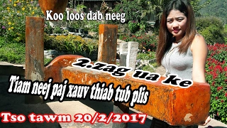 Dab neeg. tiam neej dab tom paj xau thiab tub plis