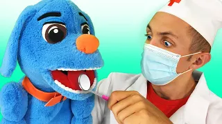 Dentist Song for Kids | Super Simple Nursery Rhymes. Sing Along With Tiki.