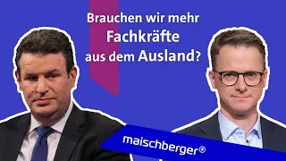 „Das neue Gesetz schreddert Bürokratie“: Hubertus Heil und Carsten Linnemann | maischberger