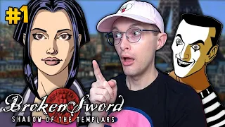 THE MIME PUNCHED ME - Broken Sword: Shadow of the Templars (The Director's Cut) - PART 1