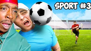 We competed in AWFUL sports challenges (REACTION)