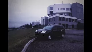 Nissan X-trail T30 может дрифтить зимой