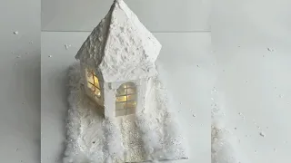 DIY Снежный домик своими руками