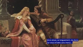 Amour courtois - musique médiévale  "Je vivroie liement" G. de Marchaut, lyric