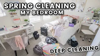 Bedroom Spring Cleaning 2022 | Deep Clean + Cleaning Motivation