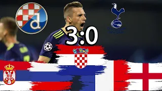 Dinamo 3:0 Tottenham : Hrvatski, Srpski, Ruski, Engleski i Francuski komentator [AUDIO]