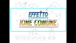 L'effetto ione comune