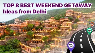 Top 8 Best Weekend Getaways From Delhi | Weekend Trips Near Delhi | 1-2 Days Trip| Subscribe Us Now