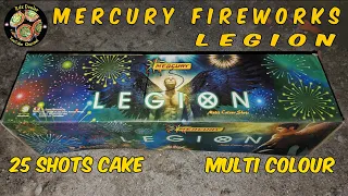 Legion Multi Colour Shots From Mercury Fireworks Testing 2024 | 25 Shot MultiShot Cake