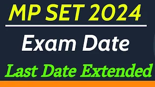 MP SET Exam Date 2024 MP SET 2024 Notification Syllabus MP SET Exam Preparation Chemistry
