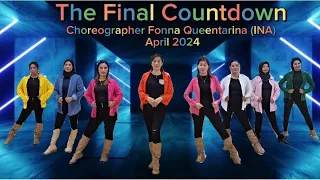 The Final Countdown Line dance#choreo Fonna Queentatina ( INA) | Demo SSR Dance