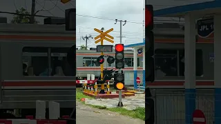 Traffic Lights Railroad Crossing JPL 161 Cikoya #shorts #railroadcrossing #trafficlights