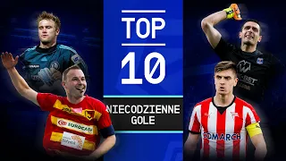 TOP 10: Niecodzienne Gole | Boruc, Piątek, Frankowski, Nowak | Ekstraklasa [Komentarz]