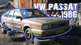 Starting 1986 VW PASSAT B2 2.2 l after 15 years I KuzMedia