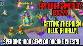 Arcadia Gameplay - Fog 22 - Buying 2 Legendary Arcane Chests | Merge Dragons