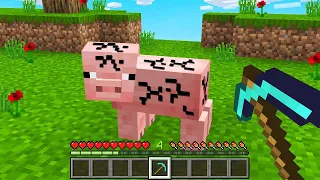 MINECRAFT ale MOŻESZ WYKOPAĆ KAŻDEGO MOBA! (zbyt mocne)