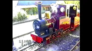 (Flashback) Bush Mill Railway Mountaineer and Garratt steam locos 01/09/2000 and 03/09/2000