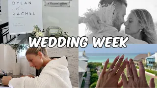 vlog: WEDDING WEEK | wedding prep + makeup trial + writing my vows