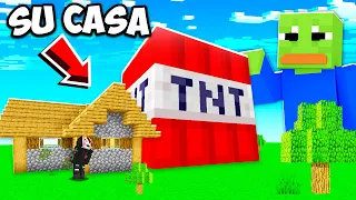 Me CAMBIÉ de TAMAÑO para TROLLEAR a mi AMIGO en MINECRAFT 🤣