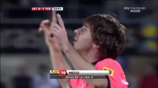 Lionel Messi Goal (0-1) vs Getafe (Away) (La Liga) 10-11 HD 720p