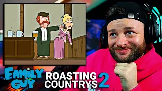 Try Not To Laugh | FAMILY GUY - ROASTING COUNTRIES #2