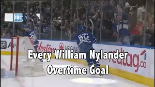 Every William Nylander Overtime Goal (2016 - 2023)