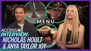 Anya Taylor Joy & Nicholas Hoult Reveal How Much They Ate While Filming ‘The Menu’