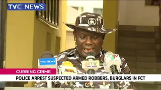 Police Arrest, Parade Suspected Armed Robbers, Burglars In FCT