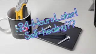 Samsung Galaxy Fold Scratch Test | SELF-HEALING? (24-hours Later)