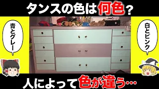 【ゆっくり解説】人によって見える色が違う画像６選【あなたは何色に見える？】