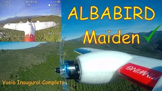 ALBABIRD Avión RC - MAIDEN - Vuelo Inaugural Completo