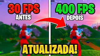 COMO *AUMENTAR MUITO* O FPS E REDUZIR INPUTLAG NO FORTNITE CAPITULO 5! RODAR FORTNITE EM PC FRACO!