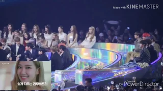 BTS REACTION TO ROSÈ AND JISOO'S CF