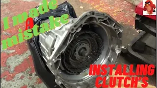 BMW 7 SPEED DCT REBUILD FILTERS AND CLUTCH INSTALL, BUT A MASSIVE MISTAKE PART 4 of 5